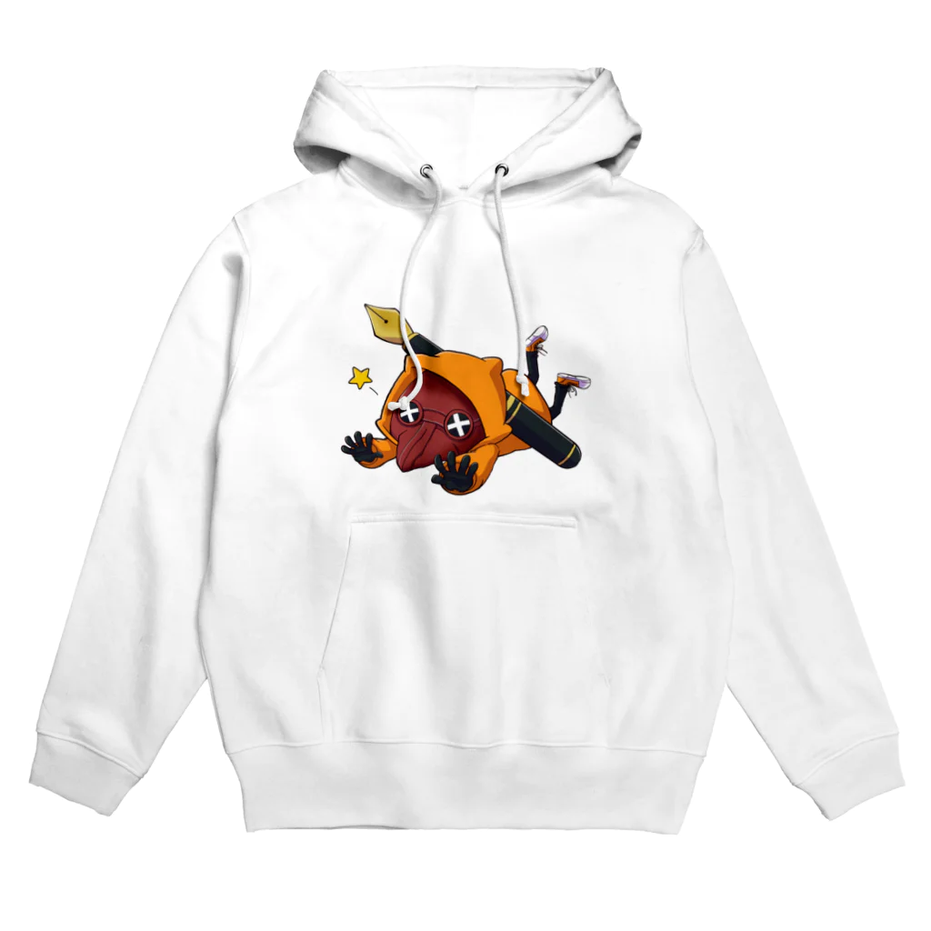 ほんにゃく仮面のばってんマスク Hoodie