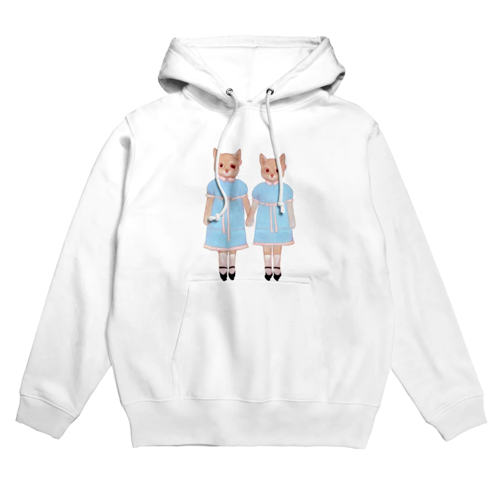 Matute girlのtwins cat Hoodie