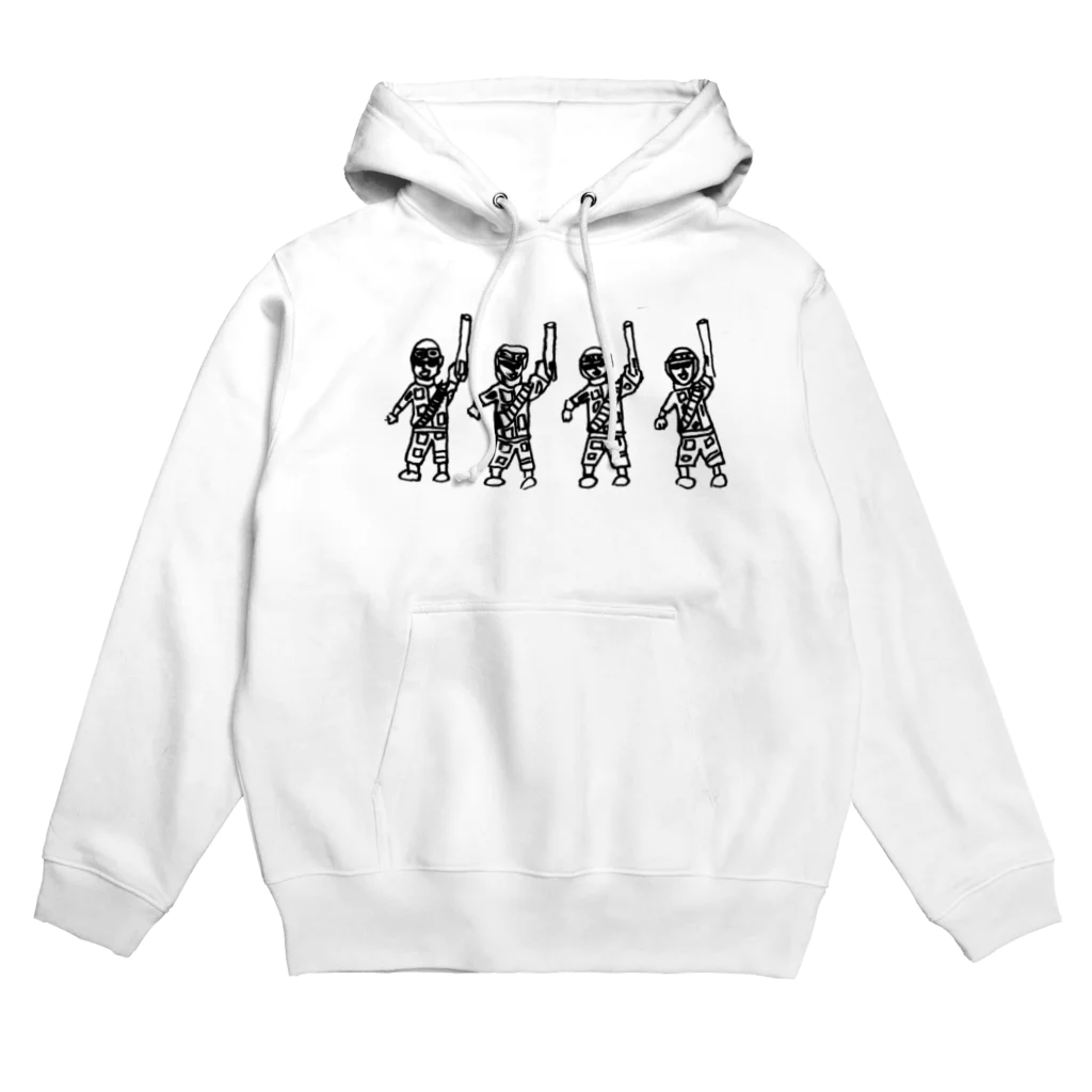 いショップのソルジャーくん Hoodie