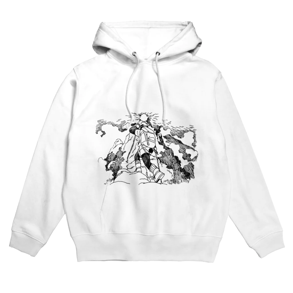 空想画学販売所のクマの山登り Hoodie