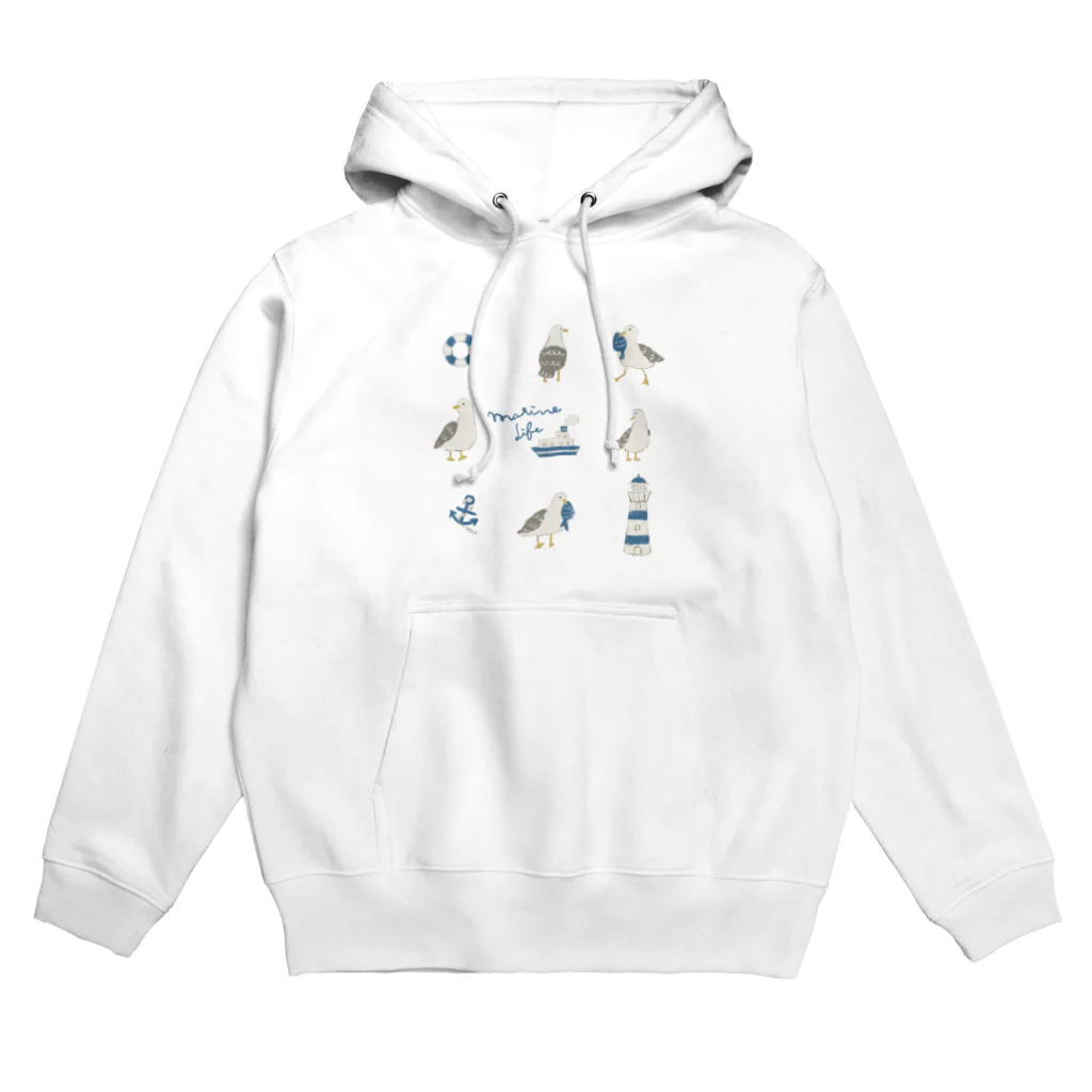 kiki25のカモメたちとマリンライフ Hoodie