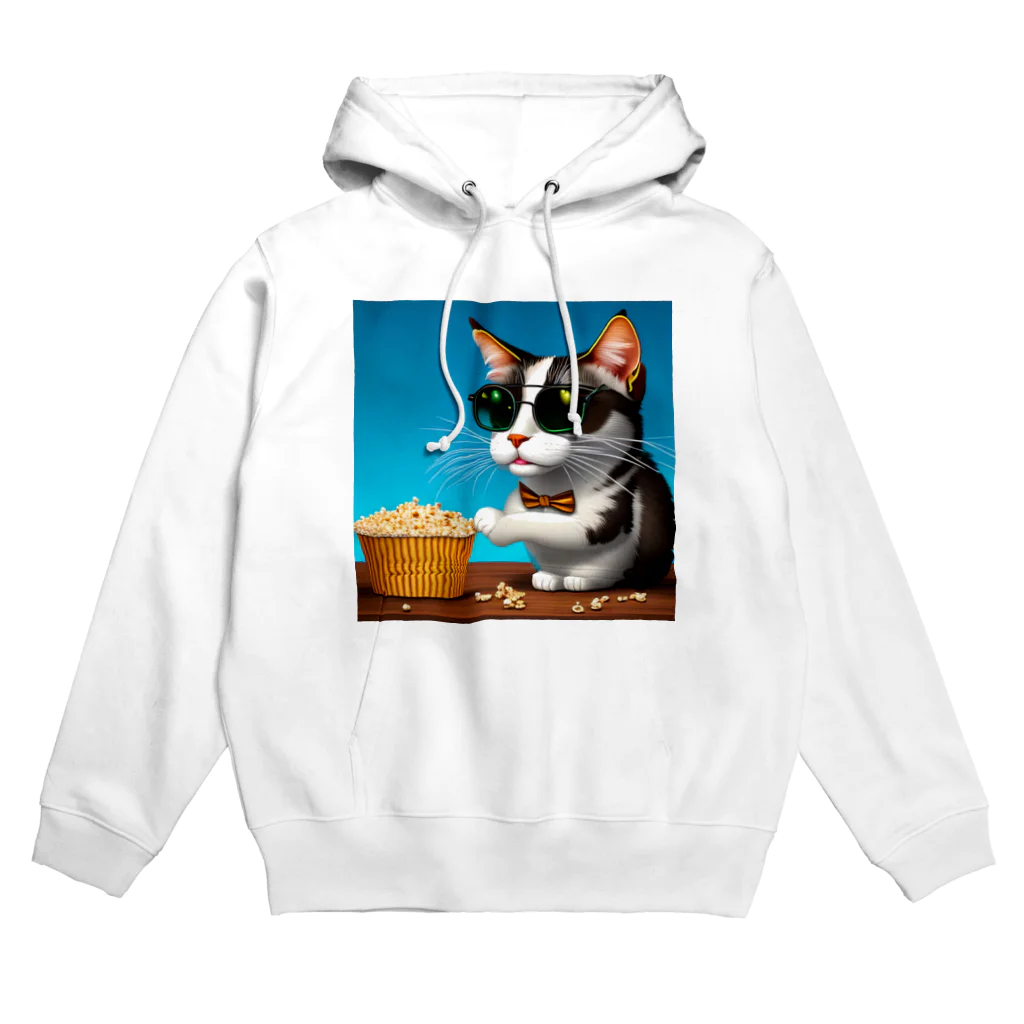 じょんすたいるのPopcorn Cat Hoodie