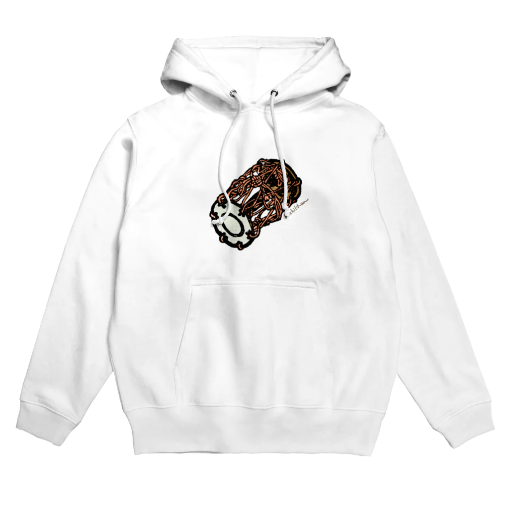 消しゴムはんこ八里半の鼓 Hoodie