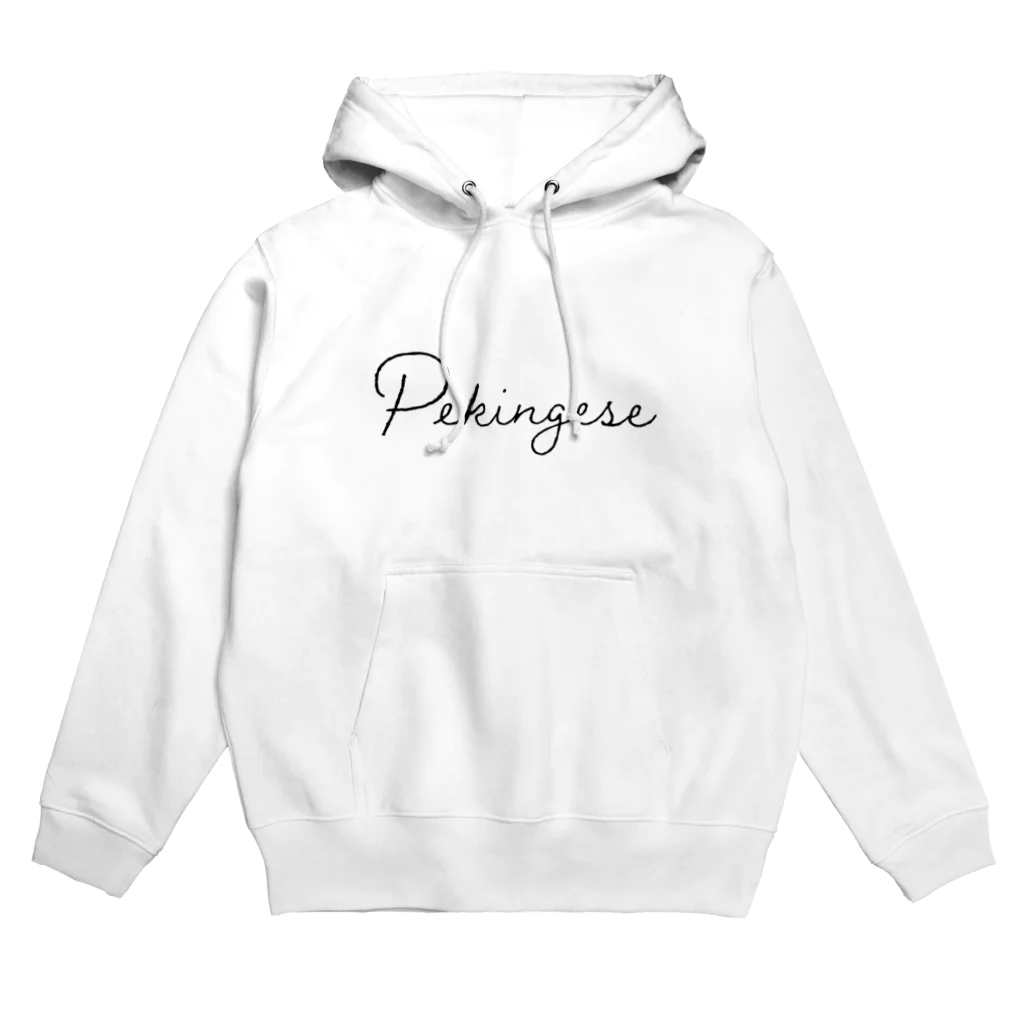 ペキニーズくらぶ（SUZURI支店）のpekingese_black Hoodie