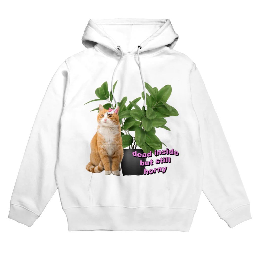 𝙈𝙊𝙈𝙊'𝙨 𝙎𝙝𝙤𝙥の植物とねこ_02 Hoodie