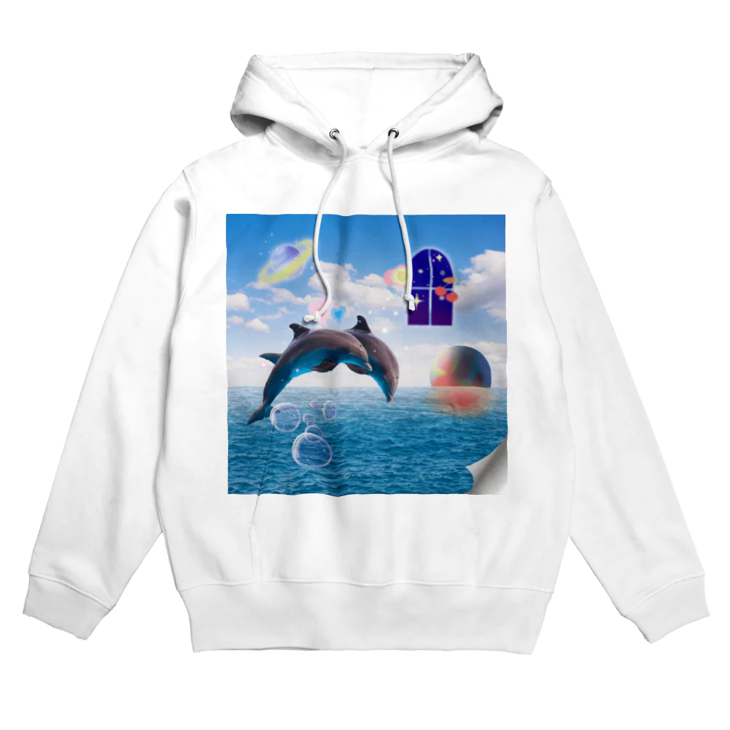 𝙈𝙊𝙈𝙊'𝙨 𝙎𝙝𝙤𝙥のイルカと遊ぼう Hoodie