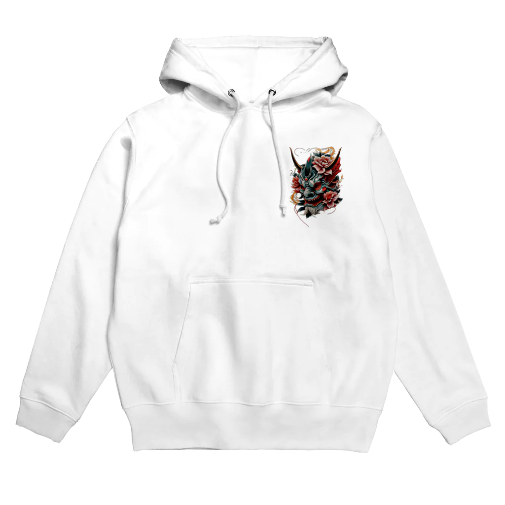 キッチンファラオの般若刺青デザイン☆ Hoodie