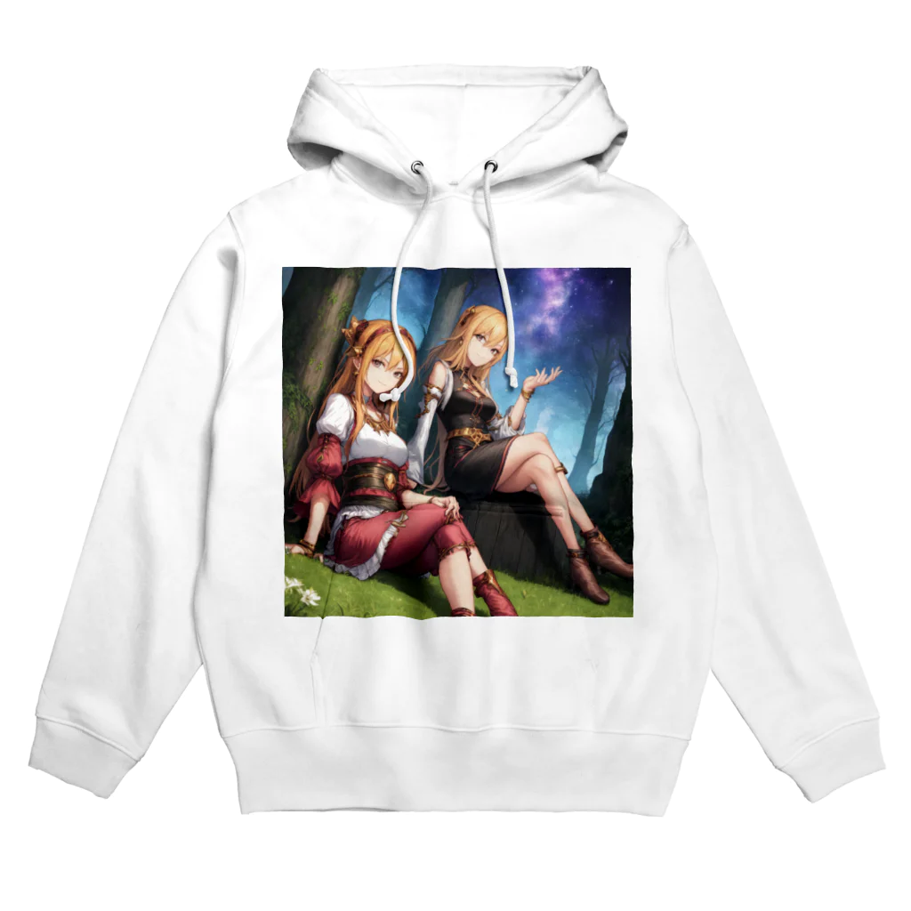 未来アニメスタジオのAIキャラクター13 Hoodie