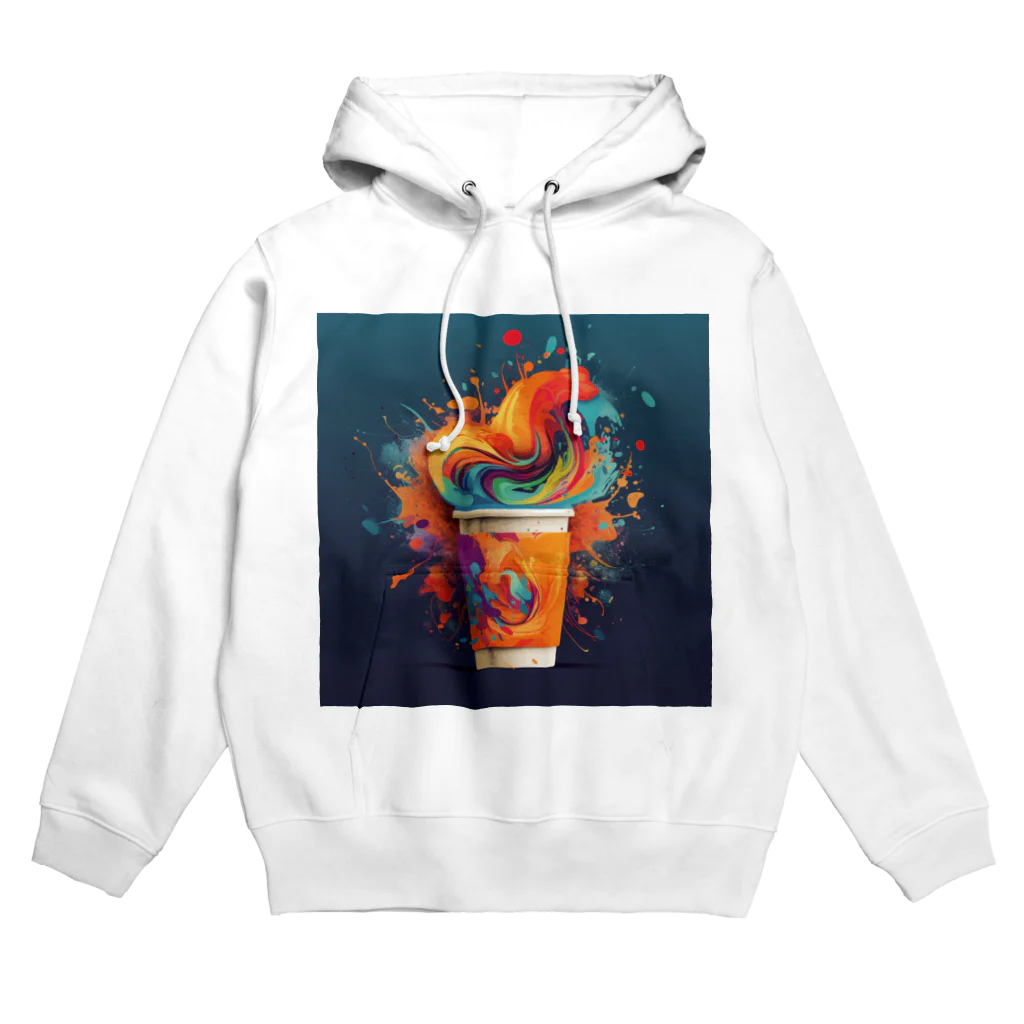 CoffeePixelのPixelBrew Cup（ピクセルブリューカップ） - クリエイティブな一杯で毎日を彩ろう Hoodie