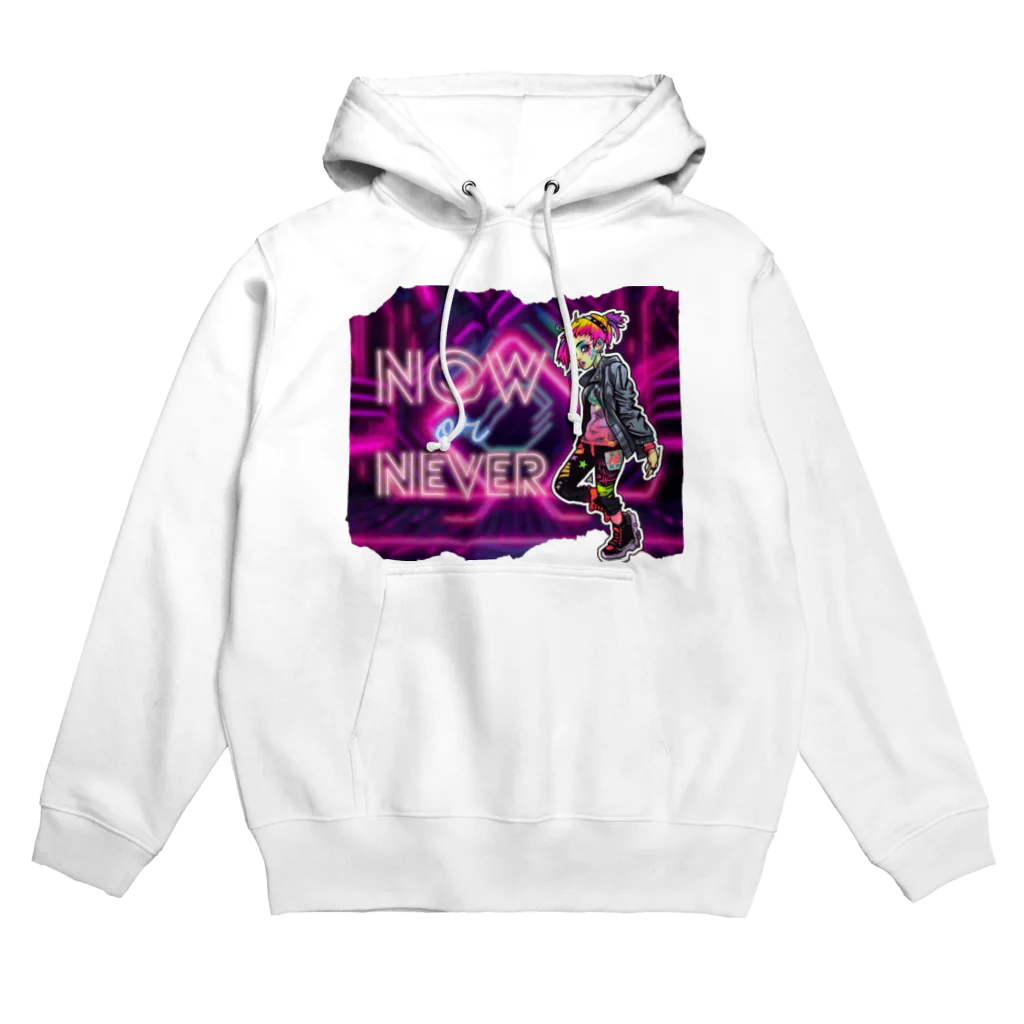 Vibrant Novaのsyber punk girl#2 Hoodie