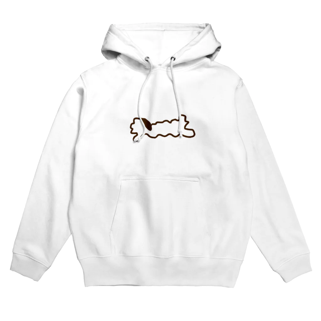 akipandashop◟꒰◍ ´꒳` ◍꒱◞のとろけふぃぐ一筆書き Hoodie