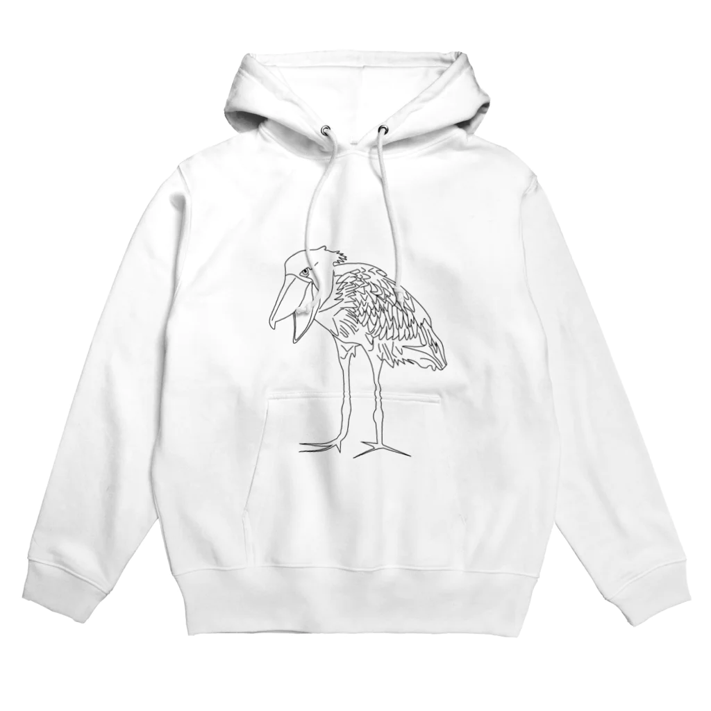 山内 遼のハシビロコウ Hoodie