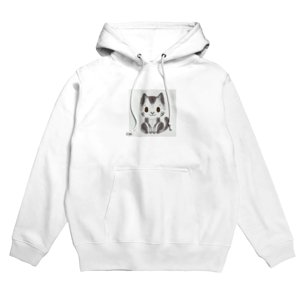 猫だらけ！のドット絵猫ちゃん Hoodie