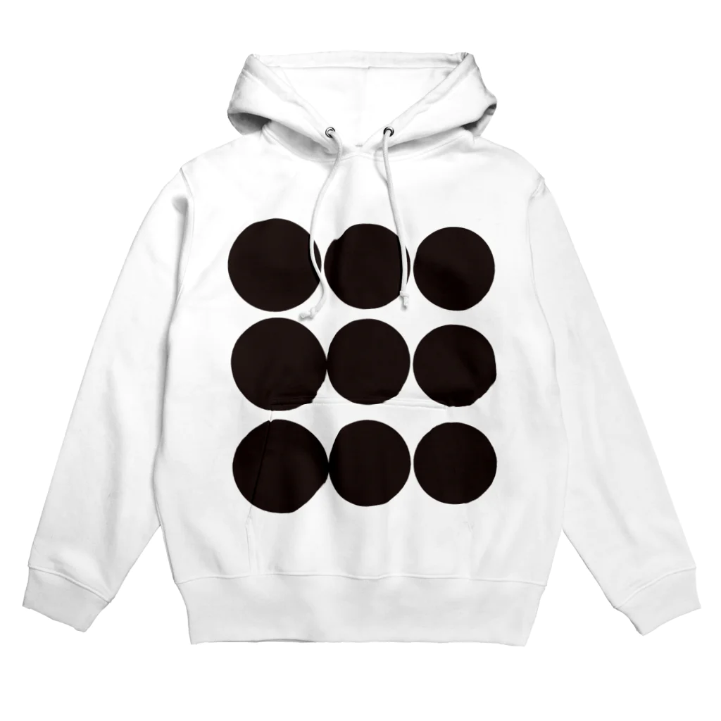 _min. ミニマムのふぞろいなdot Hoodie