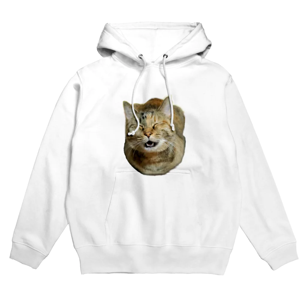 桃くるみSHOPのアハハにゃん(おててないない) Hoodie