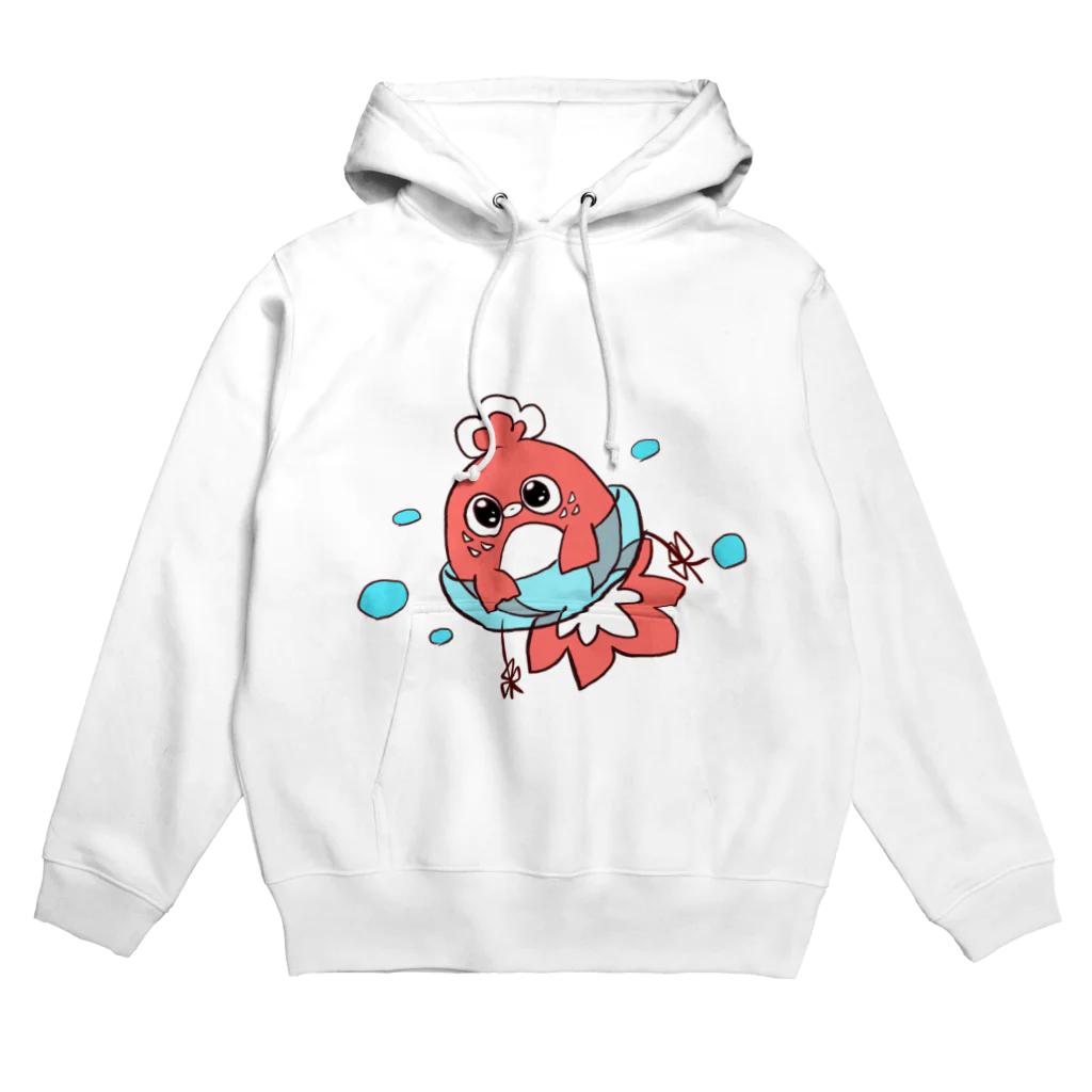 いかぴよshopの金魚のふうたん Hoodie