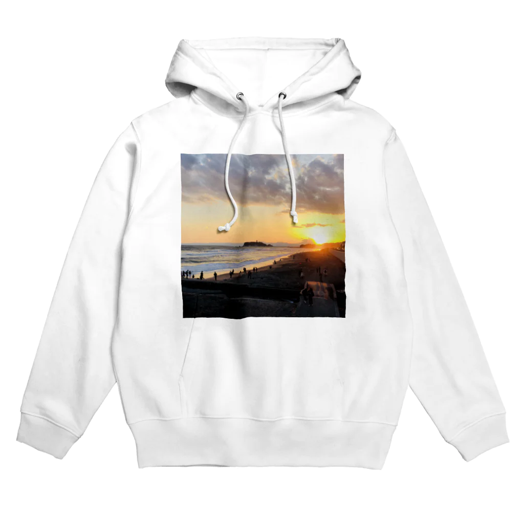 Shigeの江ノ島のサンセット Hoodie