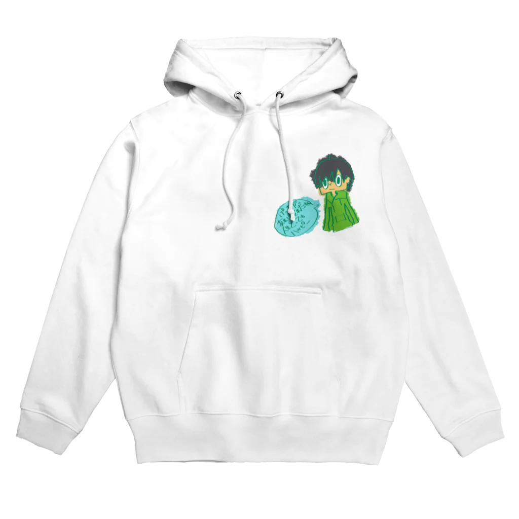 空を泳ぐ魚のゲームが好きな少年 Hoodie