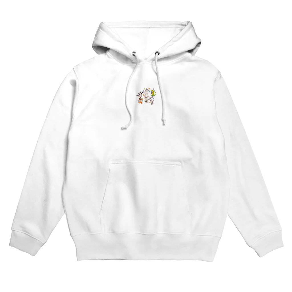 ふりむん達のお店のカチャーシーするアニマル Hoodie