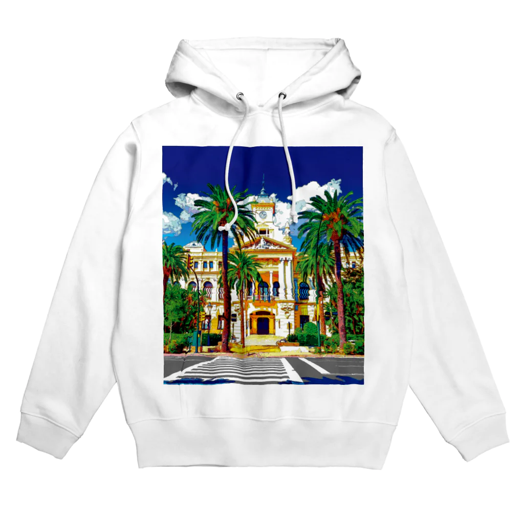 GALLERY misutawoのスペイン マラガの市庁舎 Hoodie