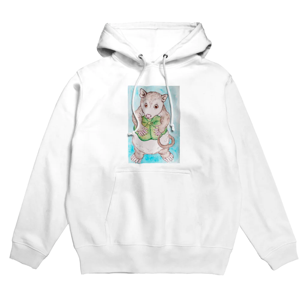 ぼくらの時間（みどり色）のかぼちゃの運び屋です（背景水色） Hoodie