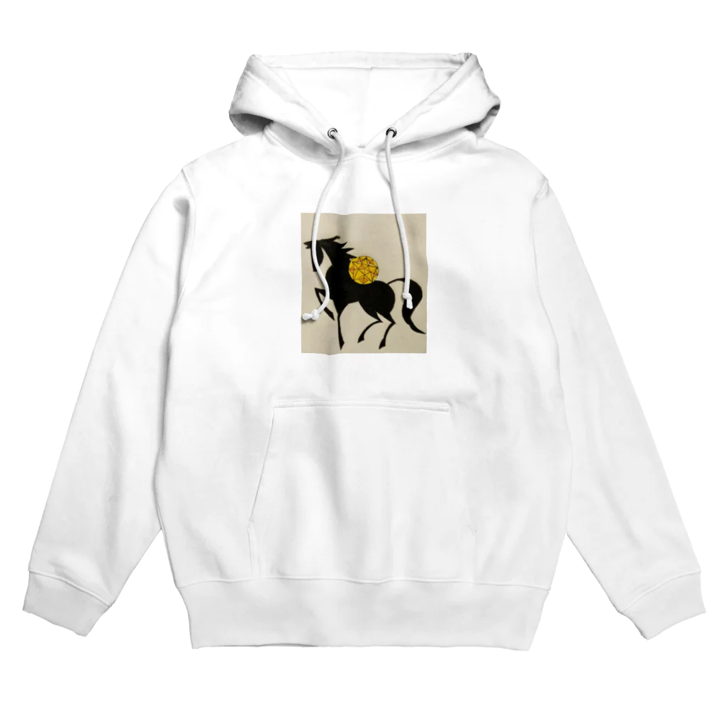 justymodelagencyのジャスティ（馬）オリジナルグッズ Hoodie