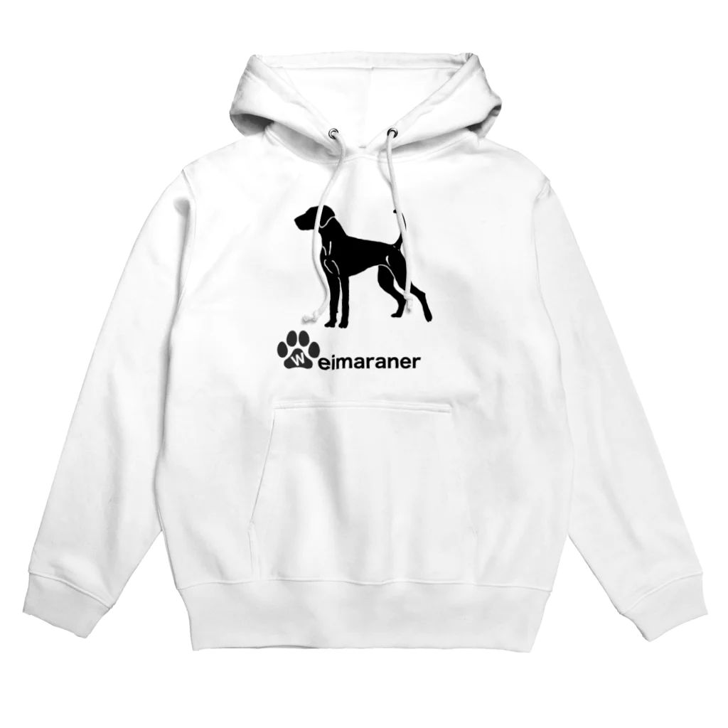 bow and arrow のワイマラナー Hoodie