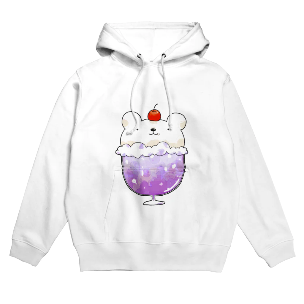 pecori ぺこりのぶどうのしろくまのクリームソーダ Hoodie