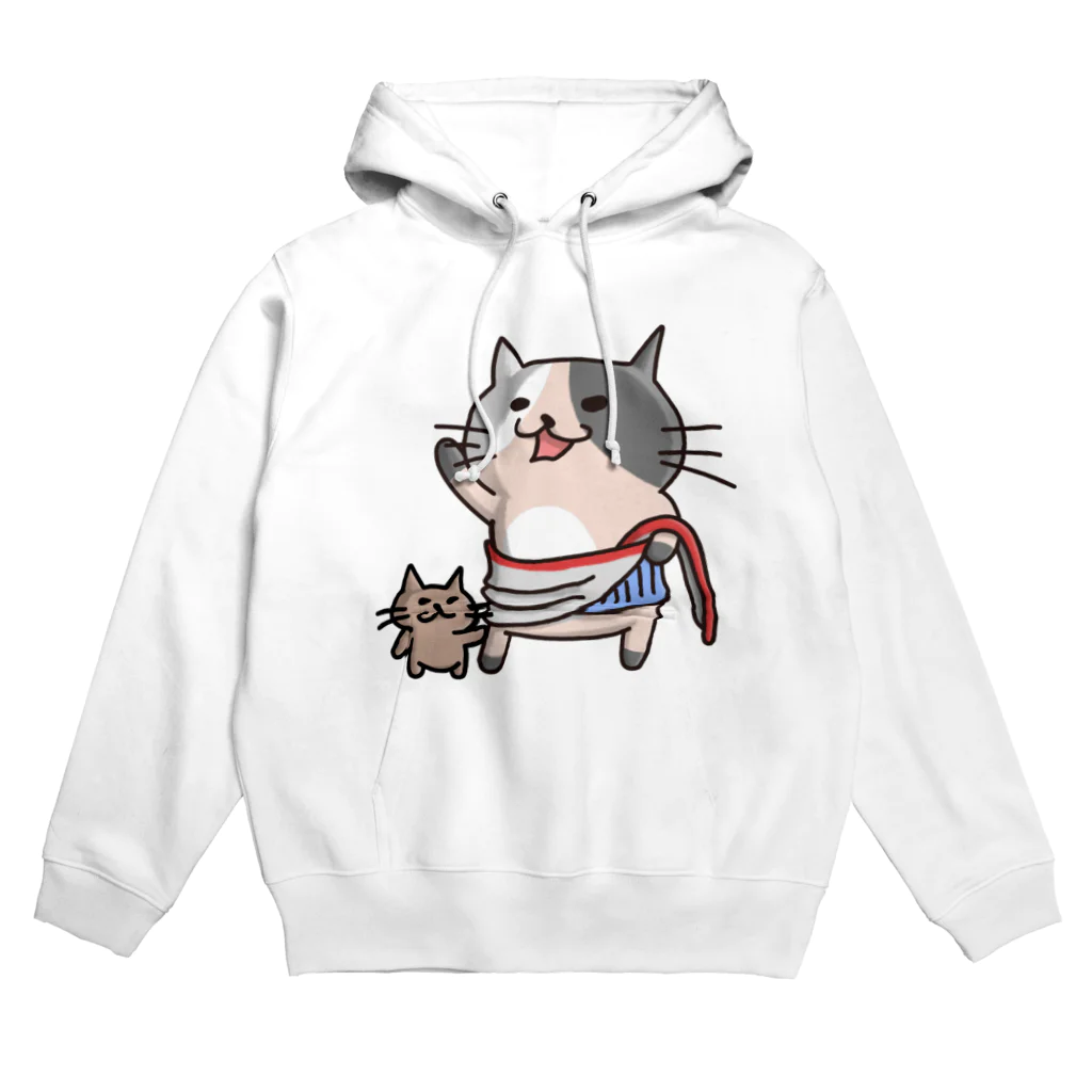 ひよこ男爵とまだむにゃんのにゃうぐすとぅす Hoodie