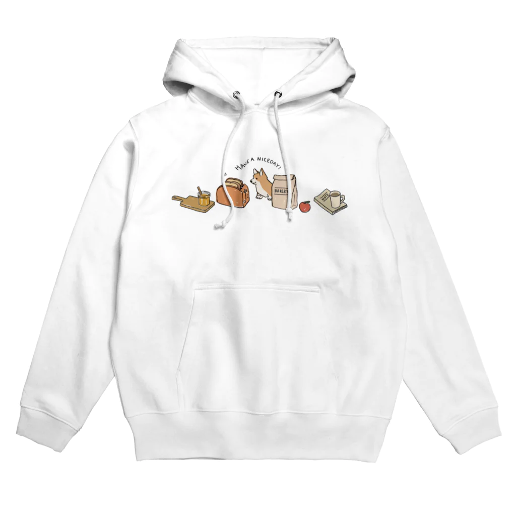 kiki25のコーギーと朝ごはん Hoodie