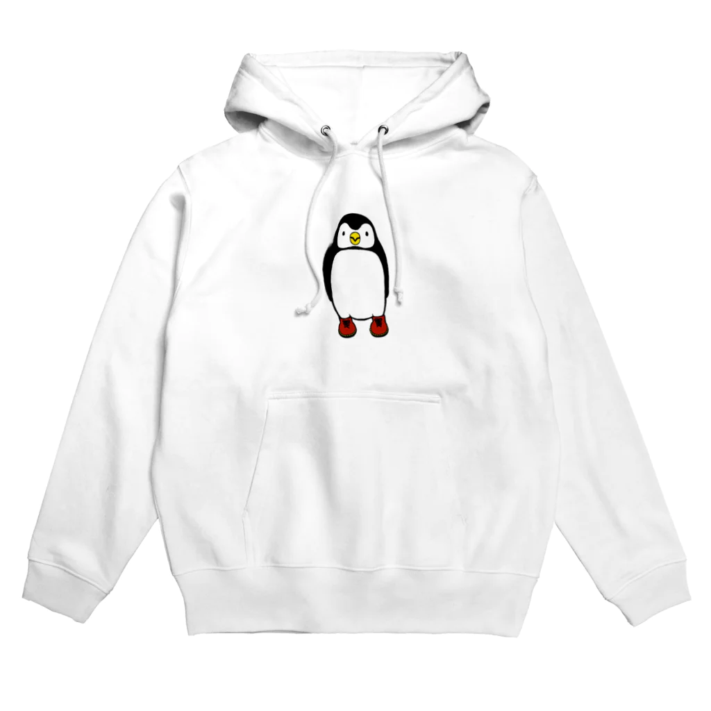 P-STYLEのブーツを履いたおしゃれなペンギン Hoodie