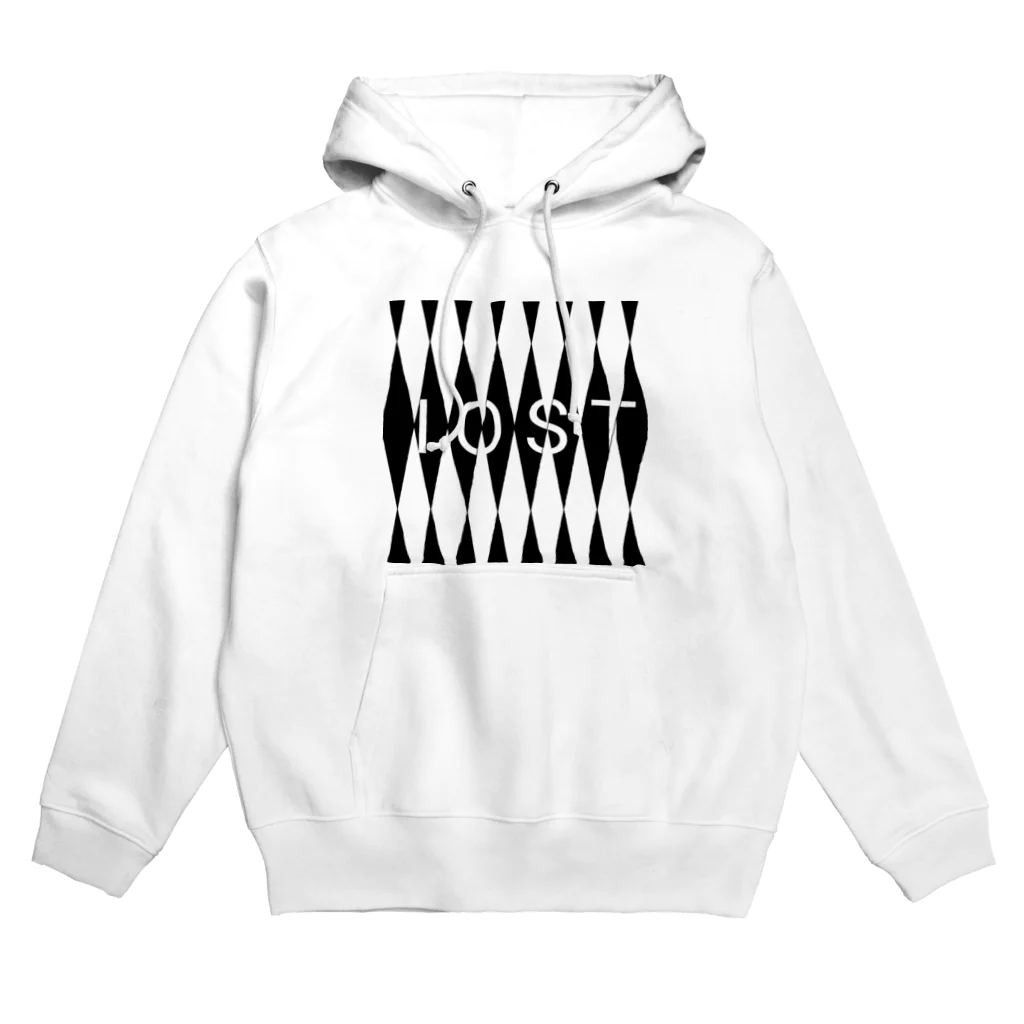 IOST_Supporter_CharityのIOSTバーサスデザイン(白黒シリーズ) Hoodie