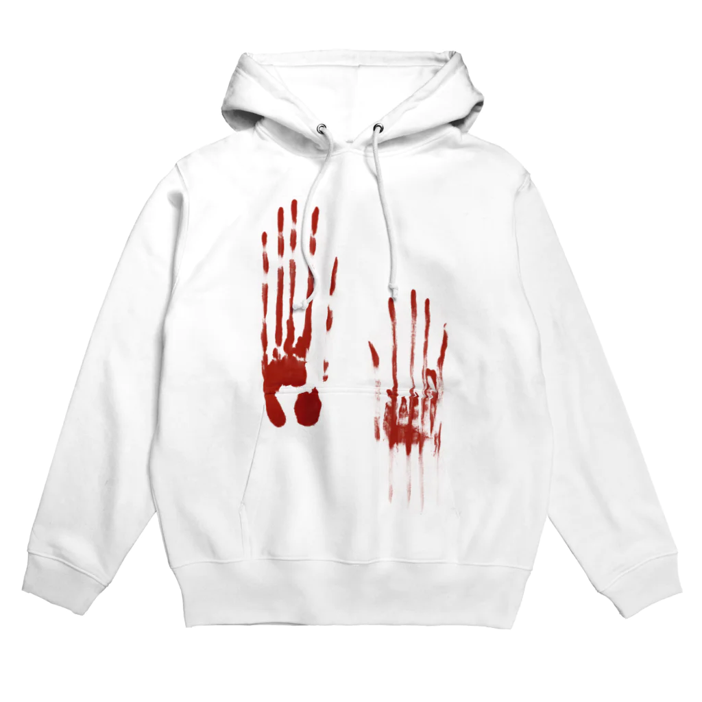 Misa Funeral Storeの血塗られた手形シリーズ Hoodie