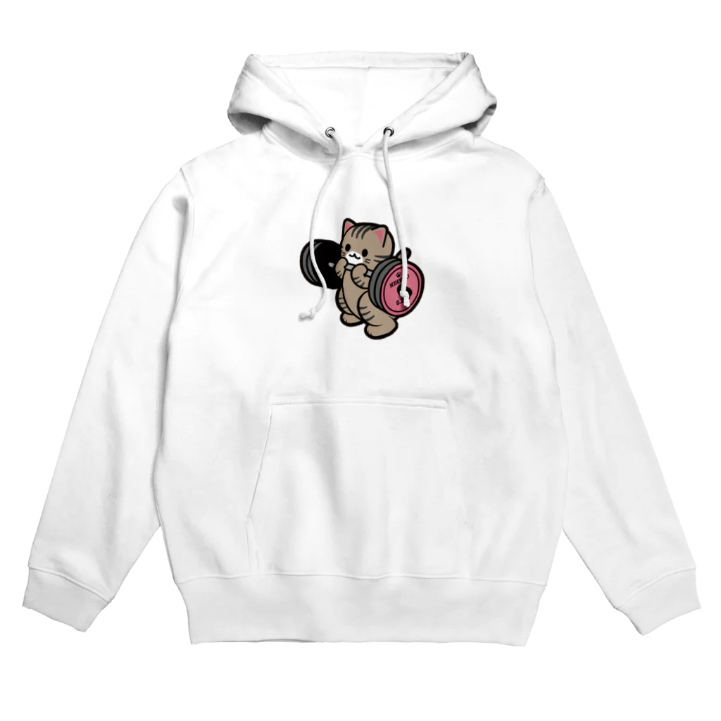 きんにく村SHOPのばーべるニャンコ（キジトラver.） Hoodie