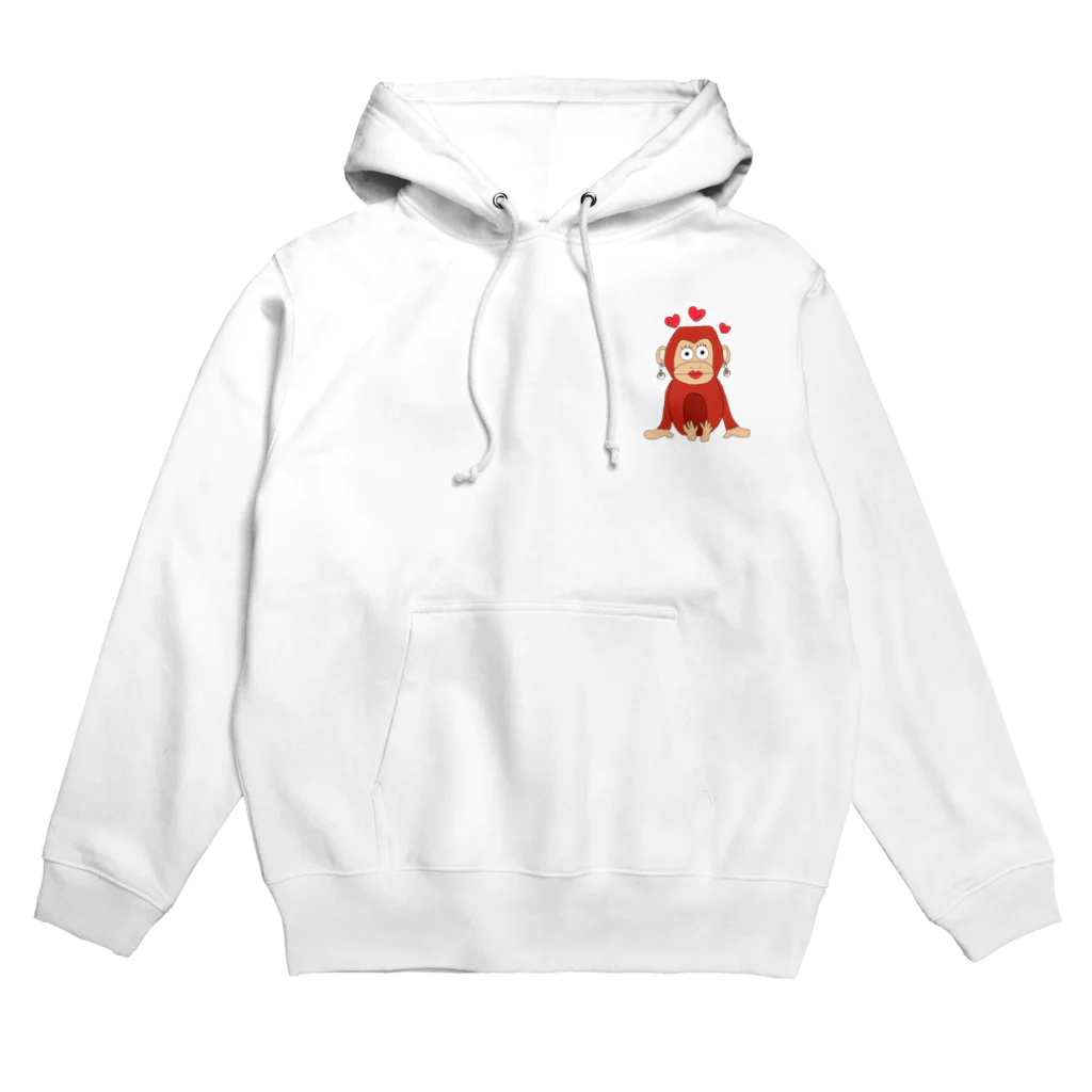 オランウータン・ハンドメイドのうーたん Hoodie