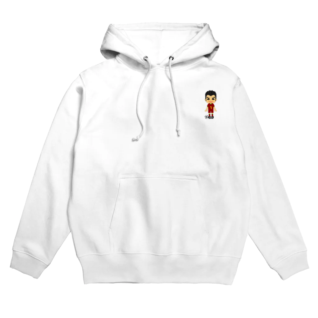 みっちの[ドット絵] サッカー選手 Vol.005 Hoodie