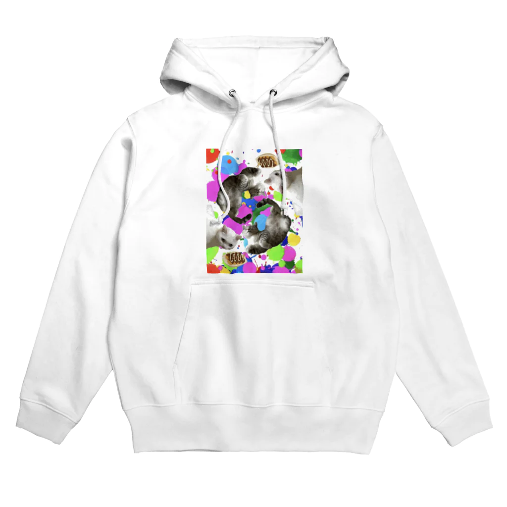 さわでぃあの猫とたこ焼き(みるく＆もか) Hoodie