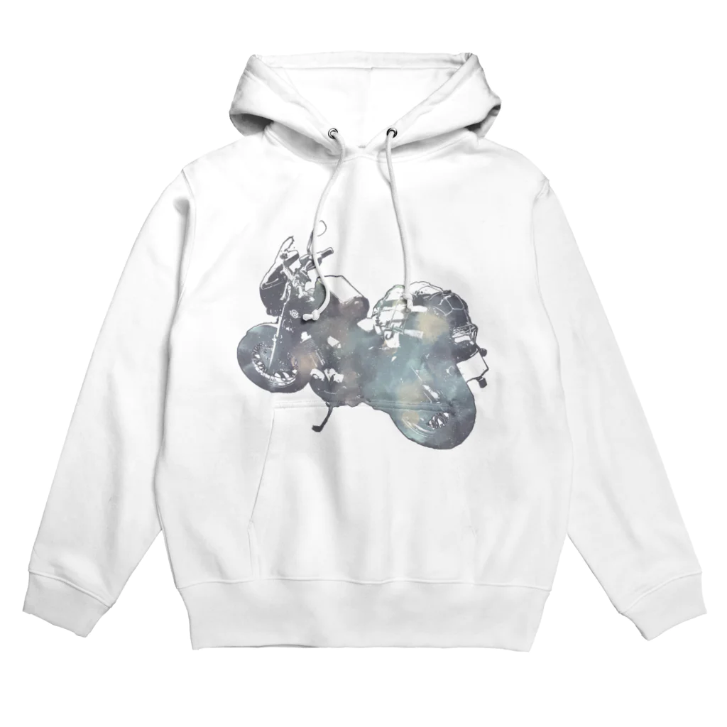 micchimichiのバイク Hoodie