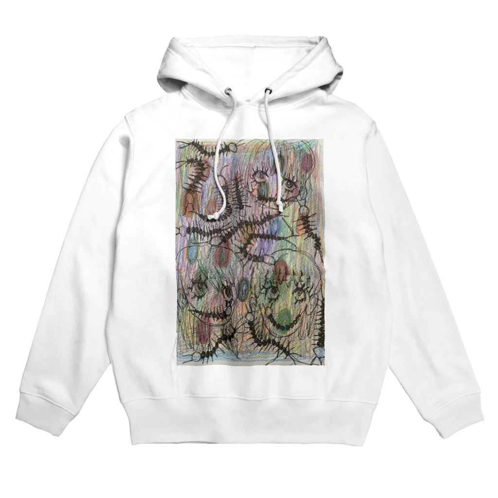 極彩色のメメントモリのMUKADE Hoodie