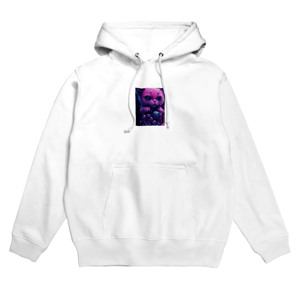 SHITON SHOPのスプラッシュアート✖️ダークファンタジー　キャット Hoodie