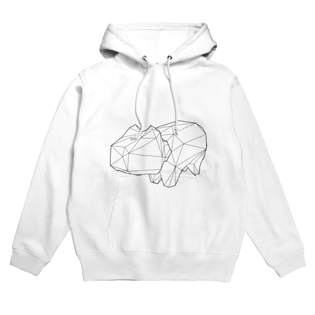 alstのポリあかべこ(ワイヤーフレーム) Hoodie