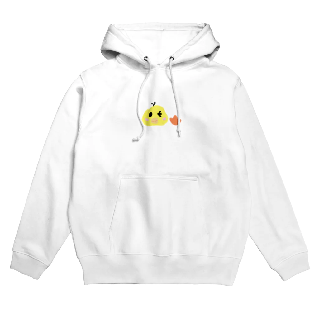 お庭ダンスショップのウィンクしてるぴよちゃん Hoodie