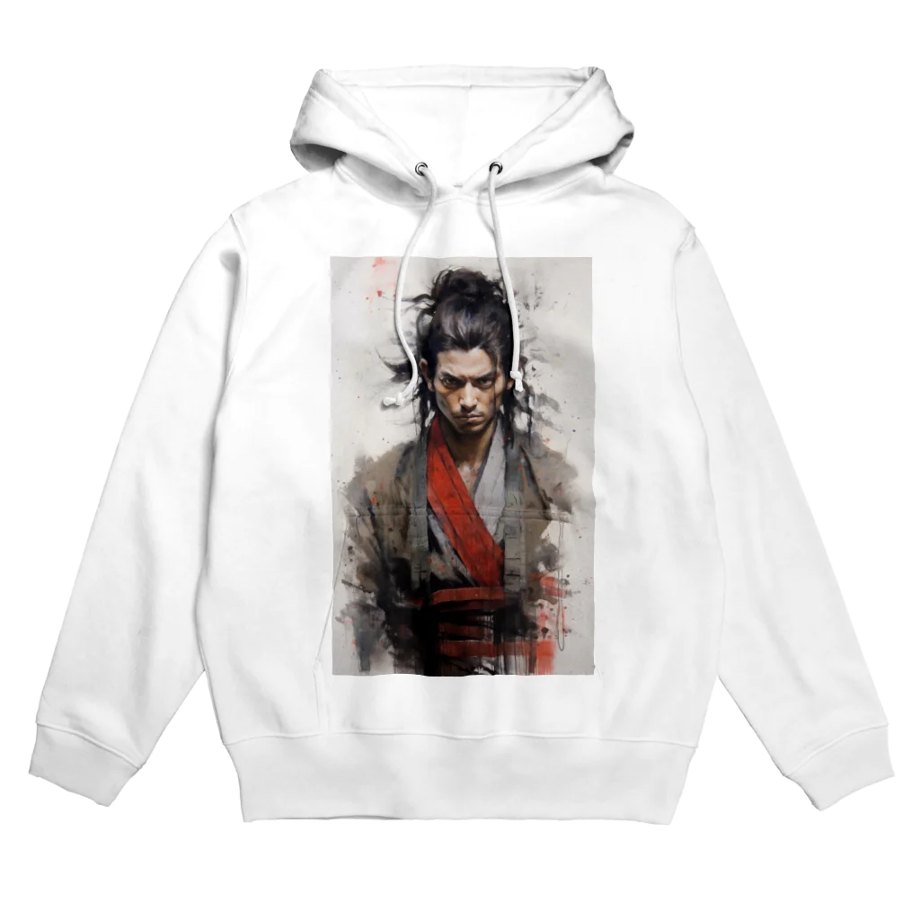 News US Suzuri Storeの侍 サムライアート 其の壱 Hoodie