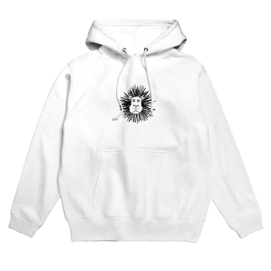 【KOTCH】 Tシャツショップの走り書きライオン Hoodie