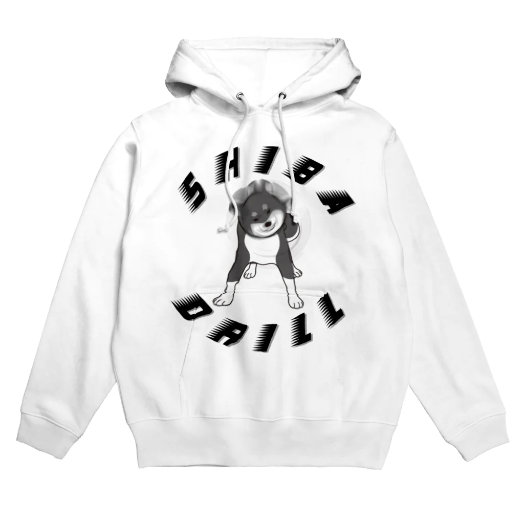 MessagEの黒柴ドリル Hoodie