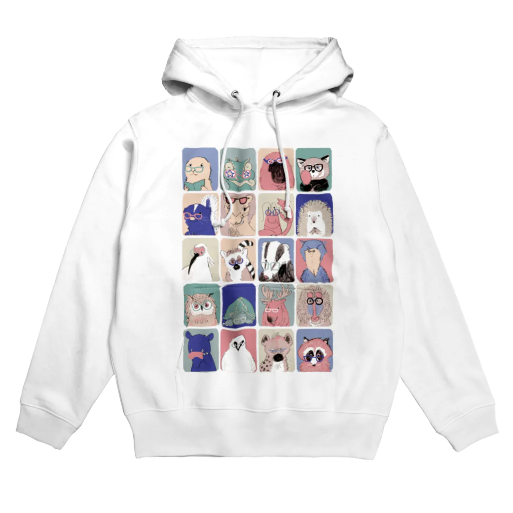 ももろ のメガネ２ Hoodie