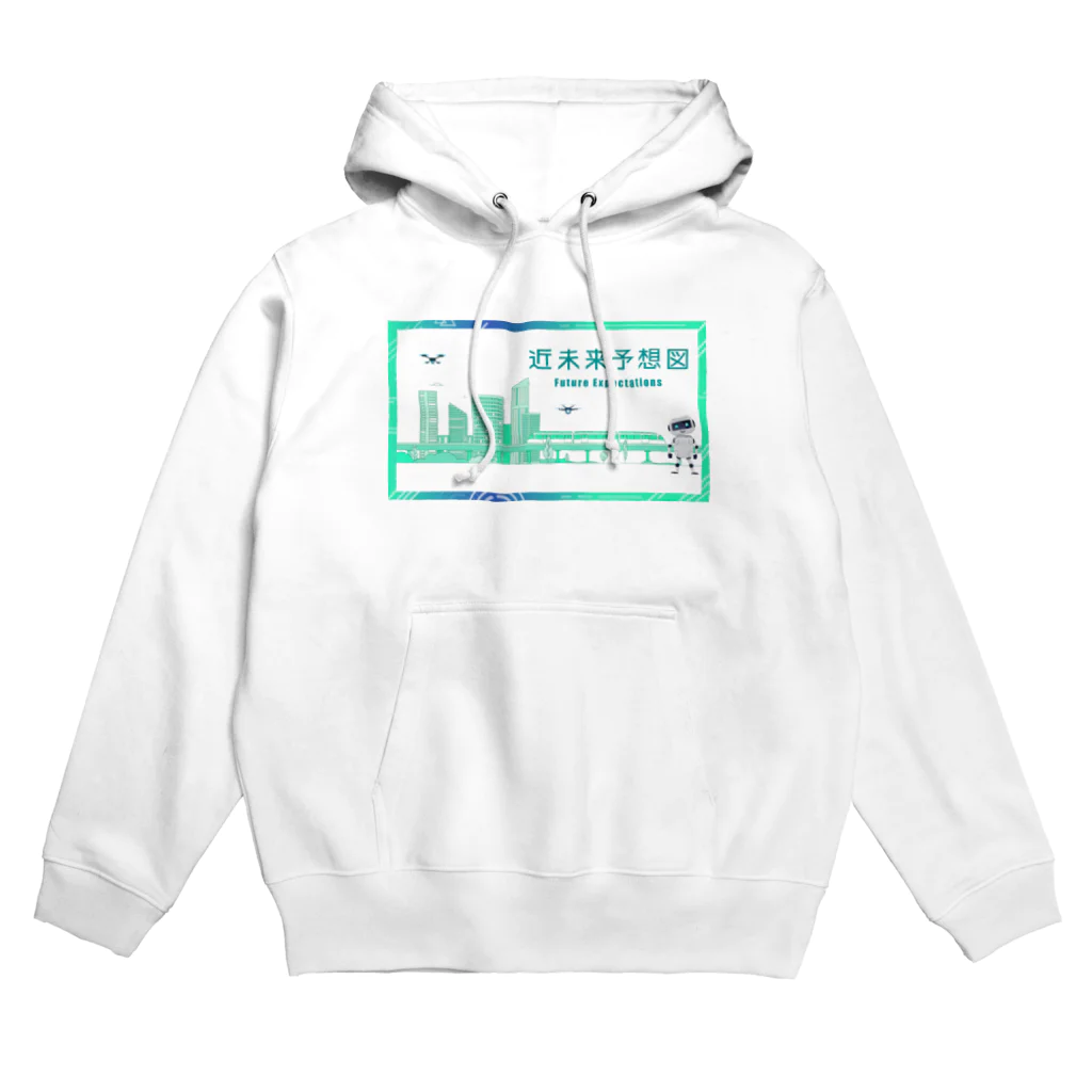 kevin_matsunagaの近未来予想図ノベルティー Hoodie