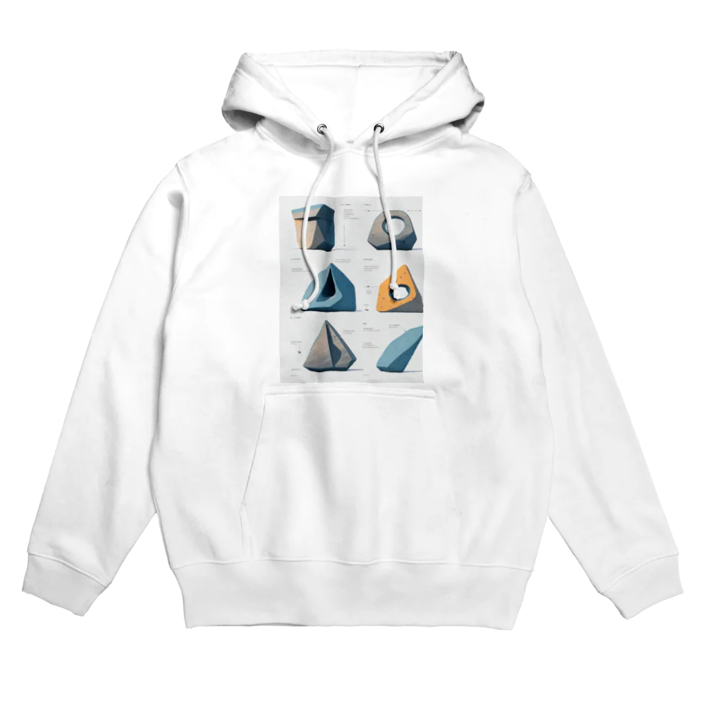 aokitaのストーンアートデザイン Hoodie