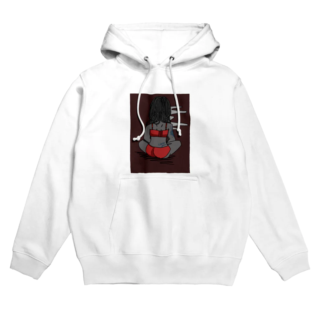 あき缶のI hate you Hoodie