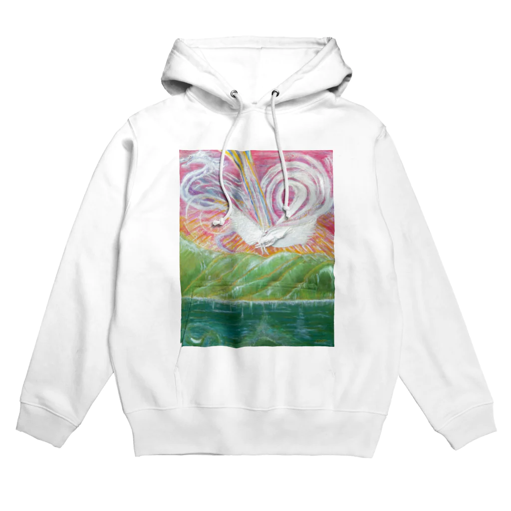 Dragon Galleryの虹を繋いで Hoodie